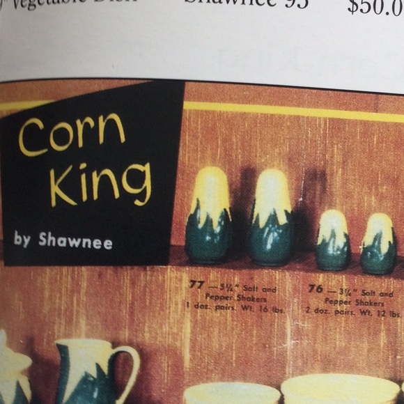 Shawnee Pottery Corn King salt and pepper set. 1950’s - Picture 4 of 4